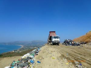 The oversaturated and illegal landfill within the ZNMP was still operating last summer.